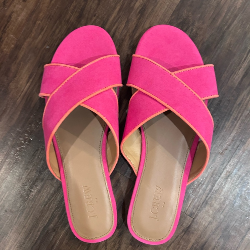 J. Crew Factory Crisscross Sandals- New!